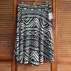 Women's tribal print skirt